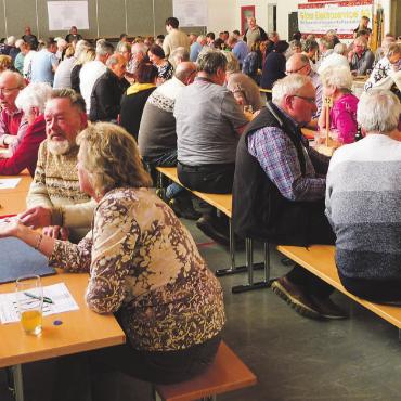Rekordbeteiligung am 34. Preisjassen des Männerchors