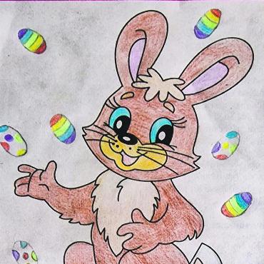 Das sind die Kunstwerke der zehn Gewinner des Osterhasen-Malwettbewerbs