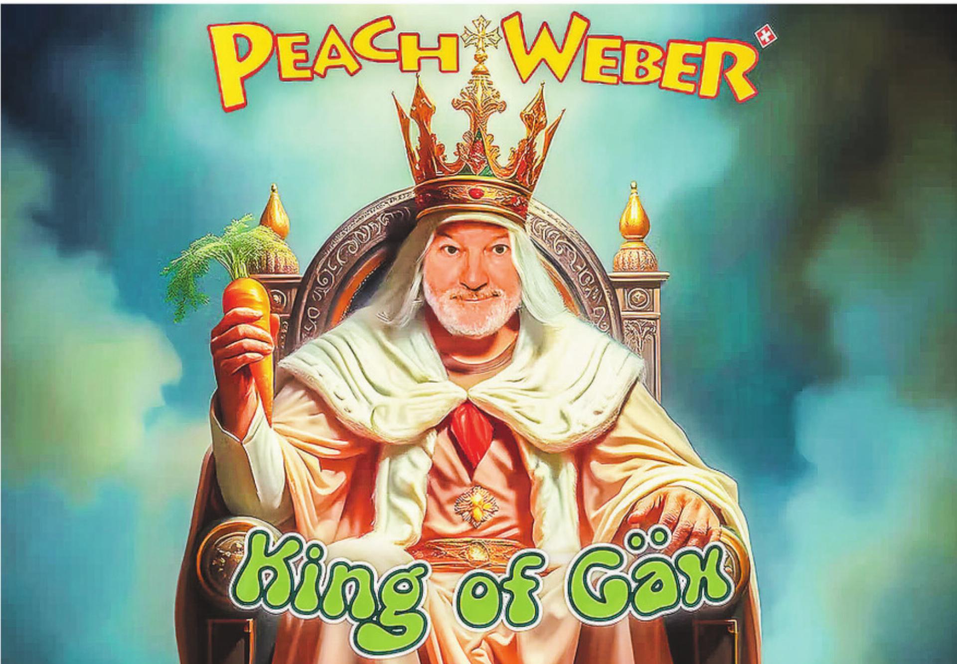 Peach Weber ist als «König» zu Gast in Aadorf - Das Bild wird blockiert. – Möglicherweise durch einen aktiven Adblocker.