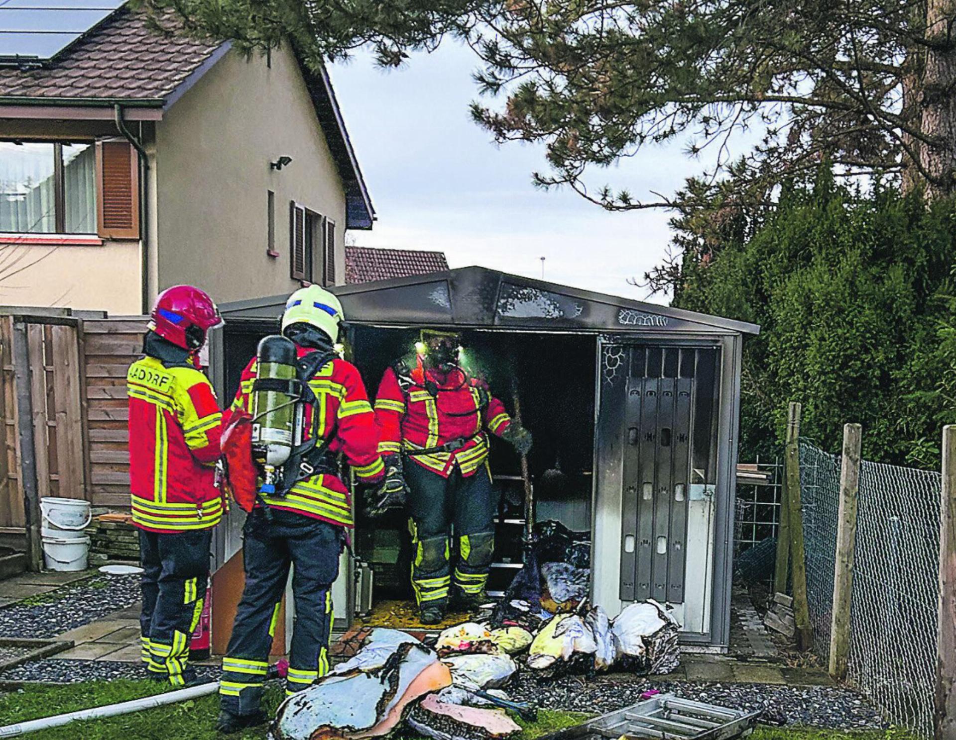 Beim Brand wurde niemand verletzt. Bild: Kantonspolizei Thurgau