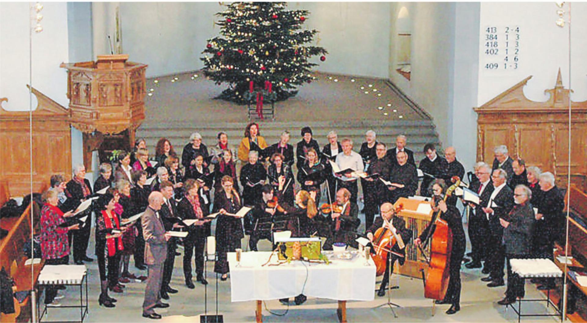 Weihnachtsgottesdienst mit dem Kirchenchor - Das Bild wird blockiert. – Möglicherweise durch einen aktiven Adblocker.