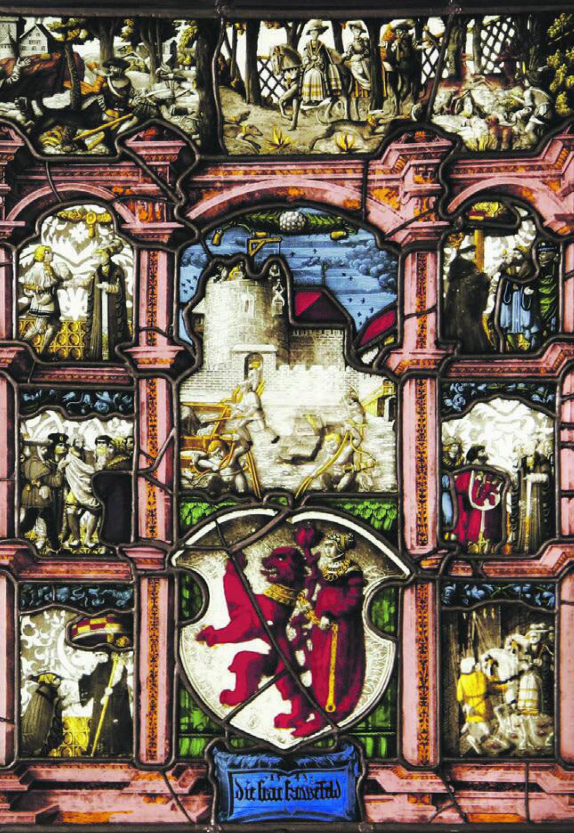 Stadtscheibe mit der Gründungsgeschichte von Frauenfeld, Thomas Schmid (1490– 1555/60). Bild: www.vitrosearch.ch