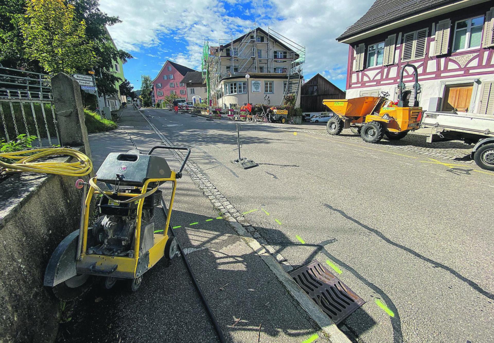 Bagatellschaden im Baustellenbereich