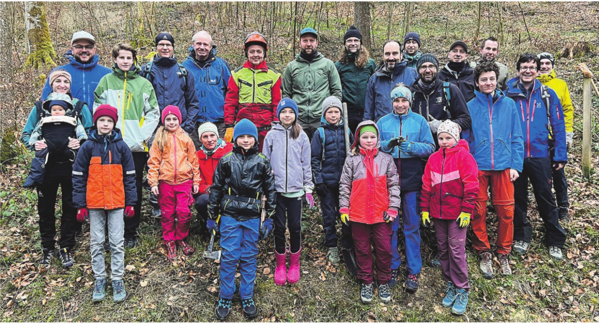 Freiwillige besserten in Elgg den Biketrail aus - Das Bild wird blockiert. – Möglicherweise durch einen aktiven Adblocker.