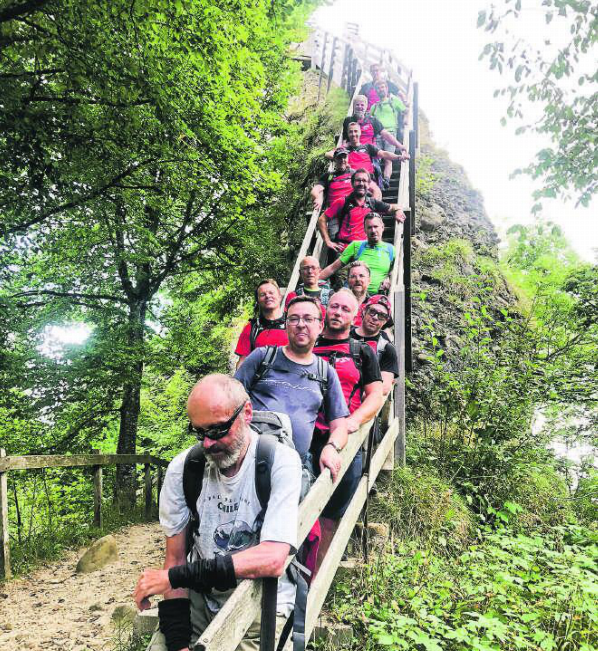 Männerriege Guntershausen im Naturpark Gantrisch