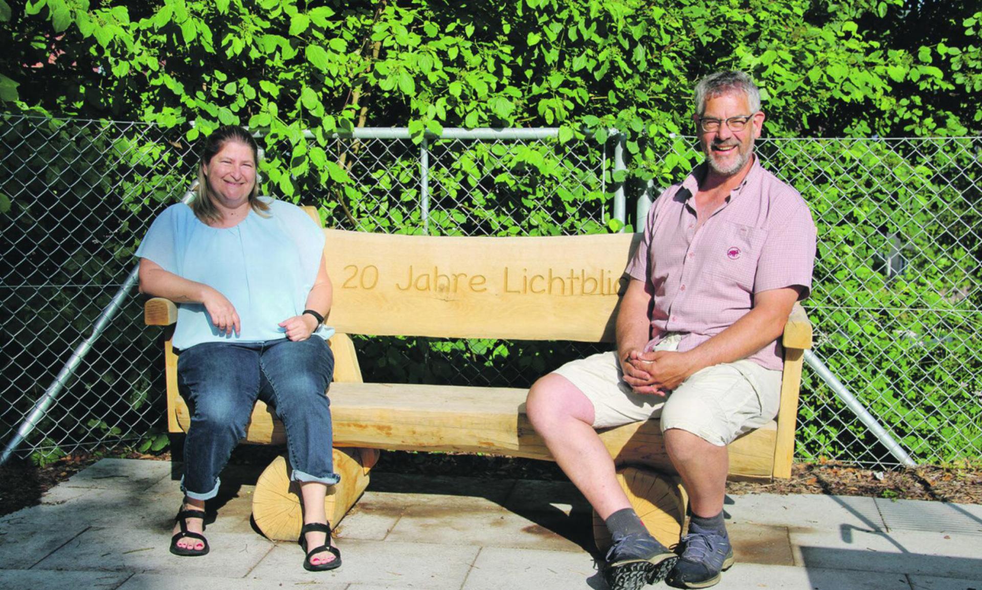«Lichtblick» erhält ein neues Bänkli