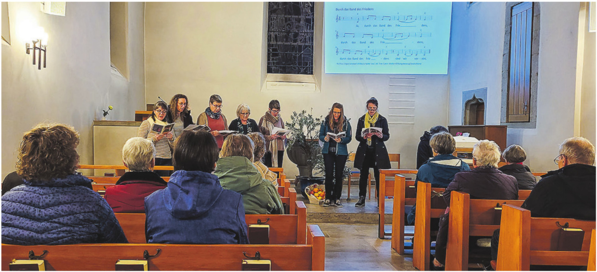 Unter dem Motto «… durch das Band des Friedens» wurde der ökumenische Weltgebetstag in Elsau begangen. Foto: Melanie Henne-Issing