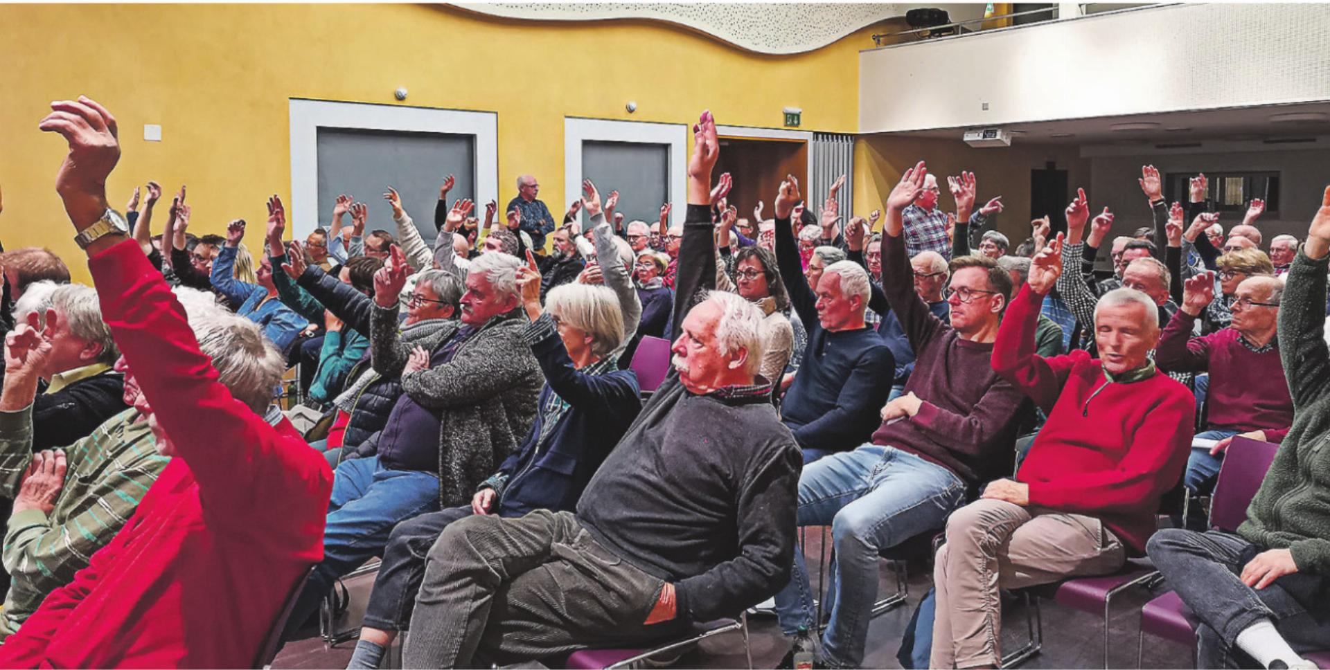 Klare Zustimmung trotz Diskussionen - Das Bild wird blockiert. – Möglicherweise durch einen aktiven Adblocker.