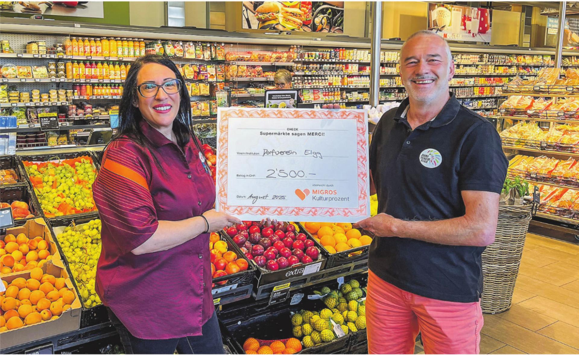 Dorfverein erhält Migros-Spende - Das Bild wird blockiert. – Möglicherweise durch einen aktiven Adblocker.