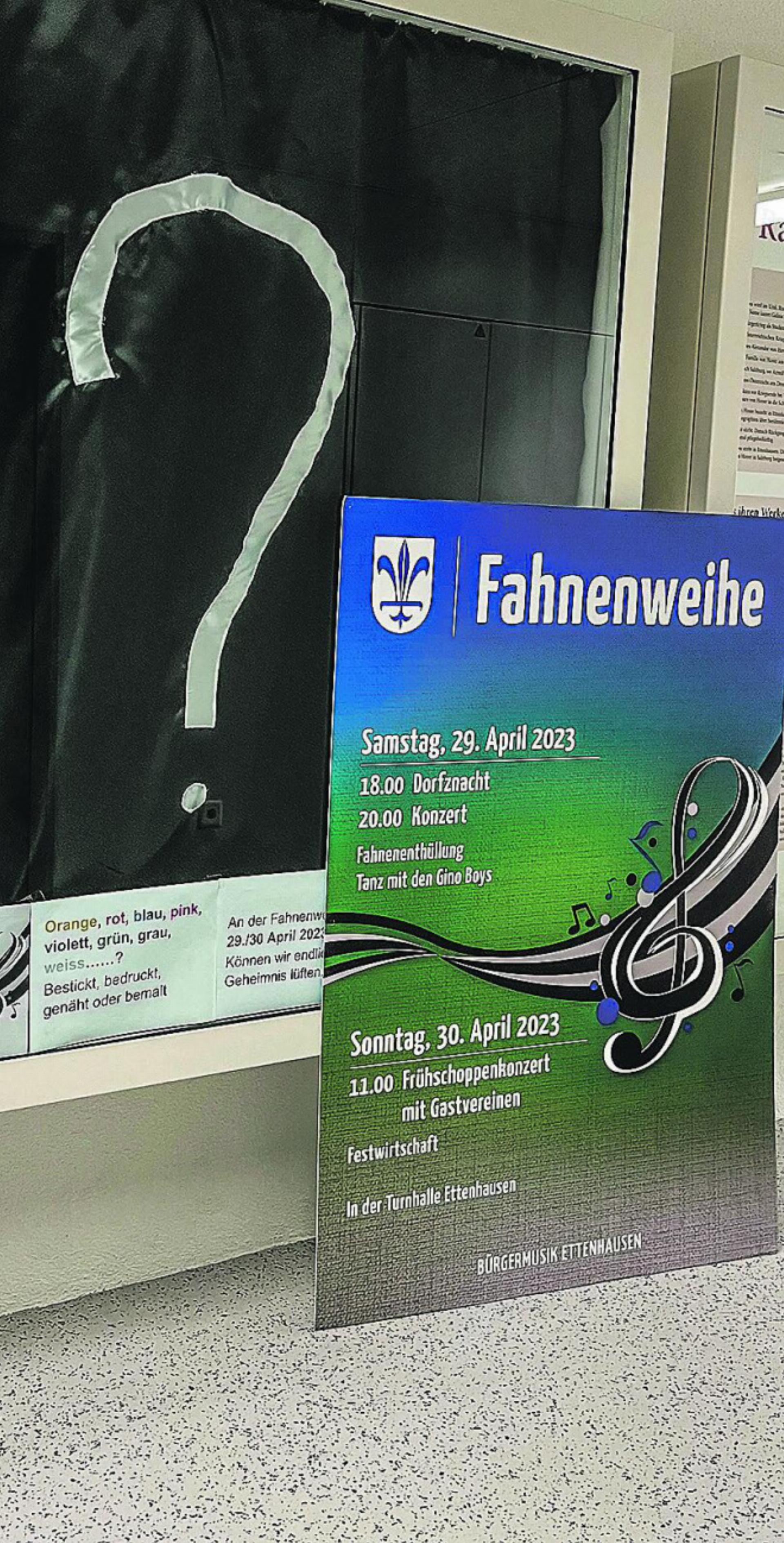Fahnenweihe Bürgermusik Ettenhausen