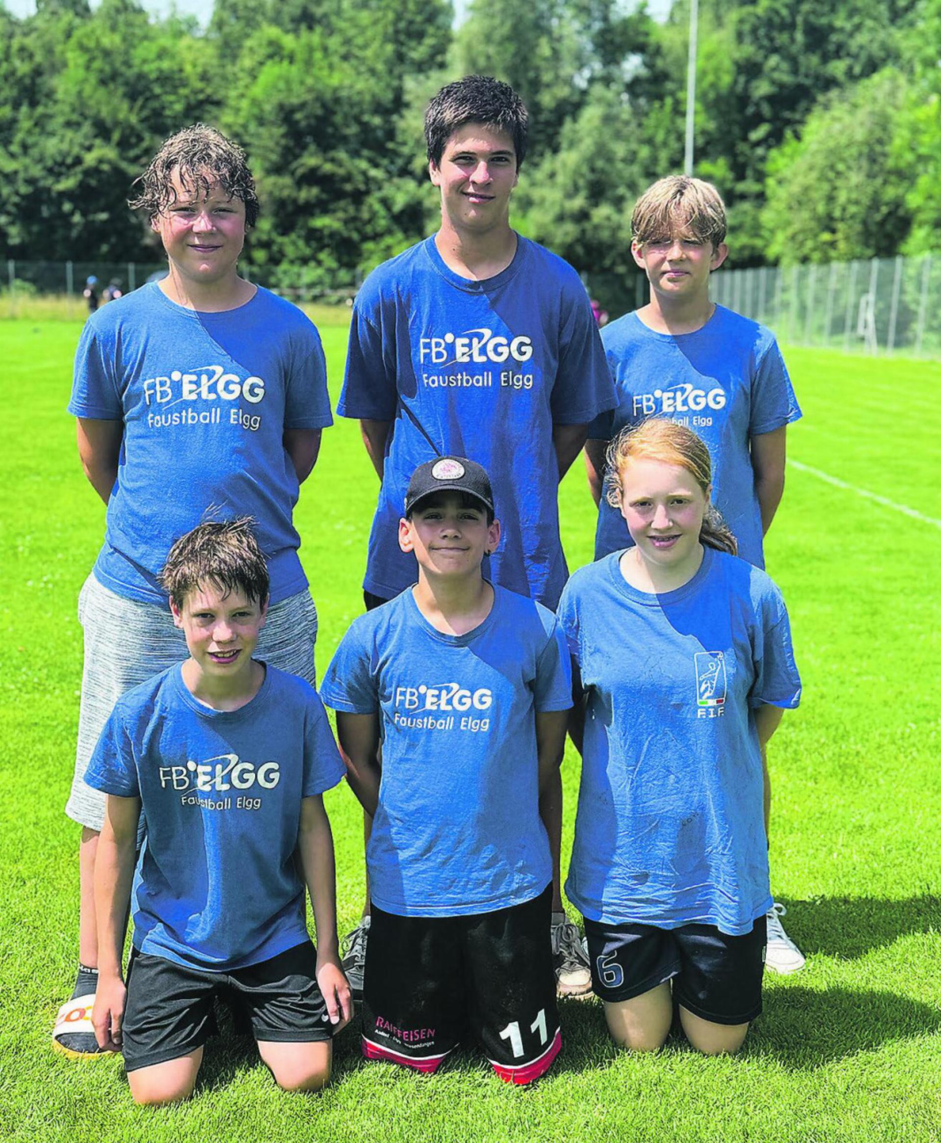 Elgger Faustballnachwuchs auf Medaillenkurs