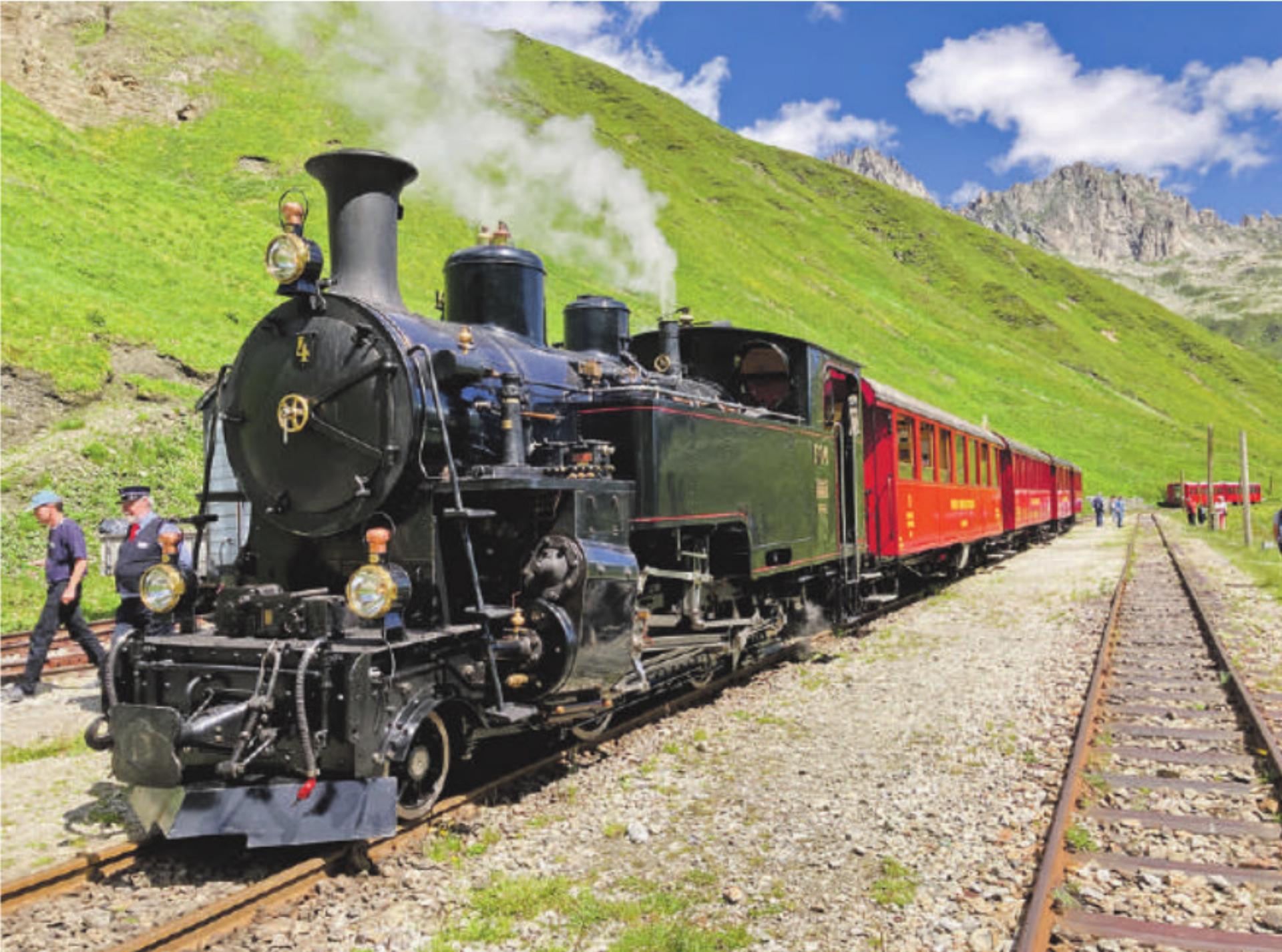 Ex-Elektra-Reise mit der Furka-Dampfbahn