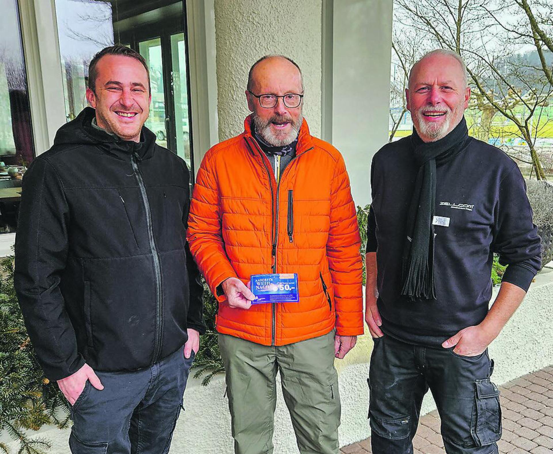 5’550 Franken Einkaufsgutscheine verlost