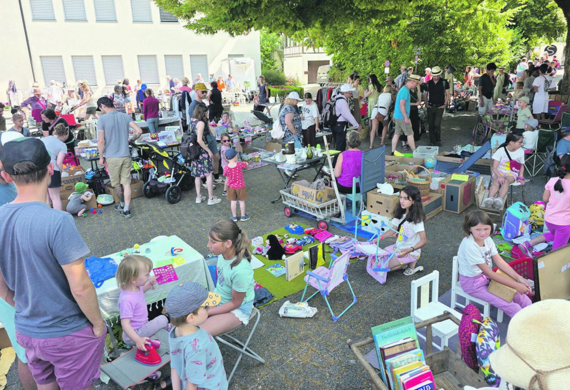 Nachwuchsförderung am Elgger Flohmarkt