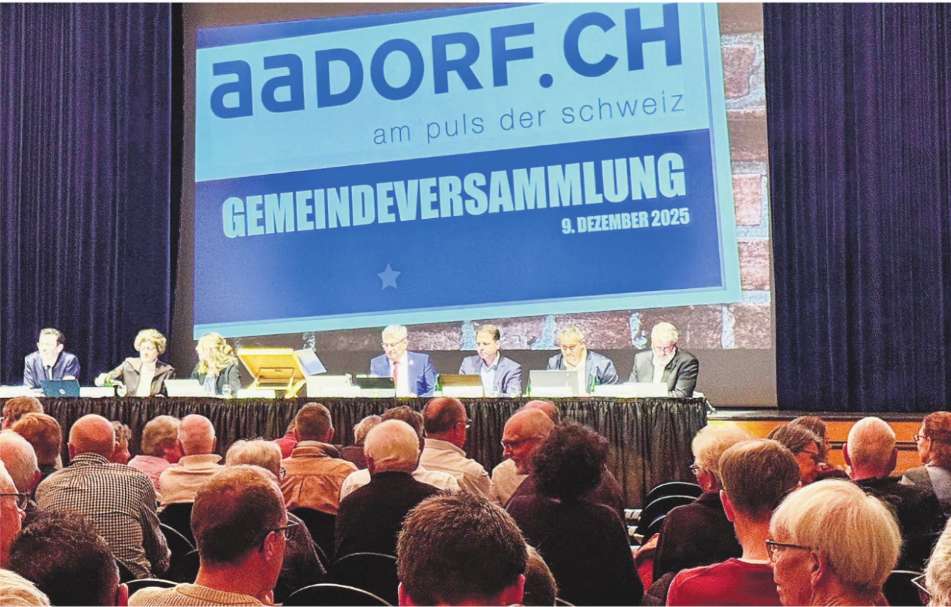 Aadorfer Souverän sagt zweimal Ja zu Budget und Steuerfuss - Das Bild wird blockiert. – Möglicherweise durch einen aktiven Adblocker.