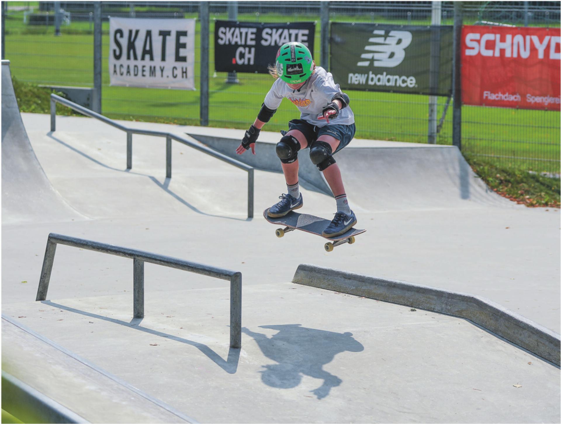 Die besten Rookies zeigten ihr Können im Skatepark Elgg