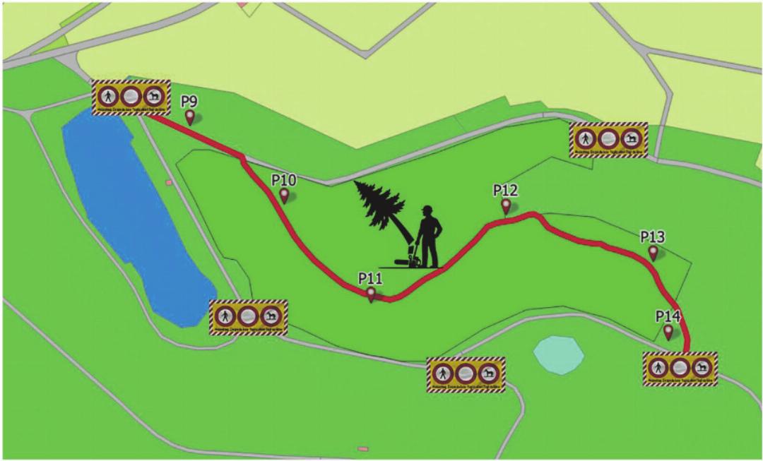 Ab Mitte Januar muss der Vita Parcours im Gebiet Eisweiher und Schwarzärgetenbüel wegen Holzerntearbeiten gesperrt werden. Bild: zVg Ab Mitte Januar muss der Vita Parcours im Gebiet Eisweiher und Schwarzärgetenbüel wegen Holzerntearbeiten gesperrt werden. Bild: zVg