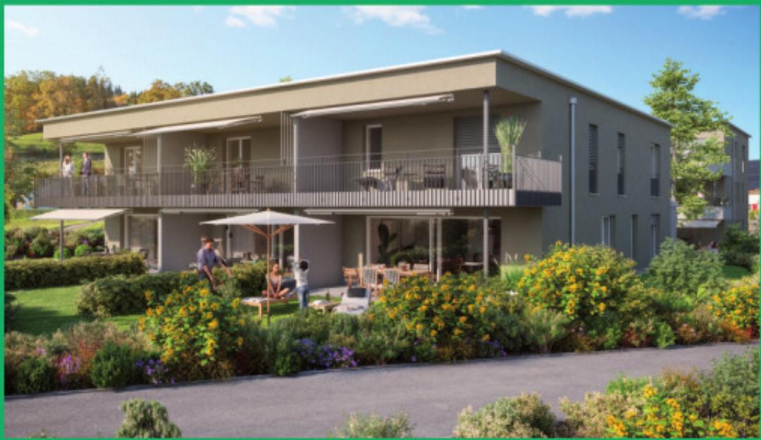 Sirnach, Mehr- und Einfamilienhäuser «Rosenberg» 3½ bis 5½ Zimmer, ab Frühjahr / Sommer 2026 Sirnach, Mehr- und Einfamilienhäuser «Rosenberg» 3½ bis 5½ Zimmer, ab Frühjahr / Sommer 2026