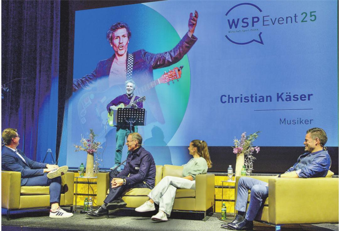 Die humoristische Zusammenfassung erfolgte in Liedform durch Christian Johannes Käser. Bilder: Patrick Hofmann Die humoristische Zusammenfassung erfolgte in Liedform durch Christian Johannes Käser. Bilder: Patrick Hofmann