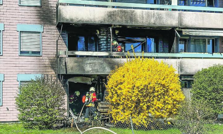 Beim Brand wurde niemand verletzt. Bild: Kantonspolizei Thurgau