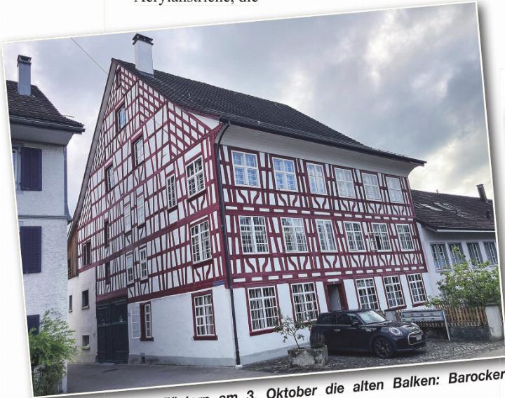 «Hier flüstern am 3. Oktober die alten Balken: Barocker Fachwerkbau an der Hintergasse 18 …