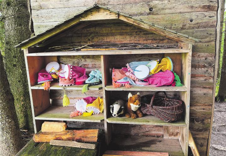 Dies sind Utensilien für den Waldkindergarten Meistersrüte nahe Appenzell. Leserbild: Irene Hess, Aadorf