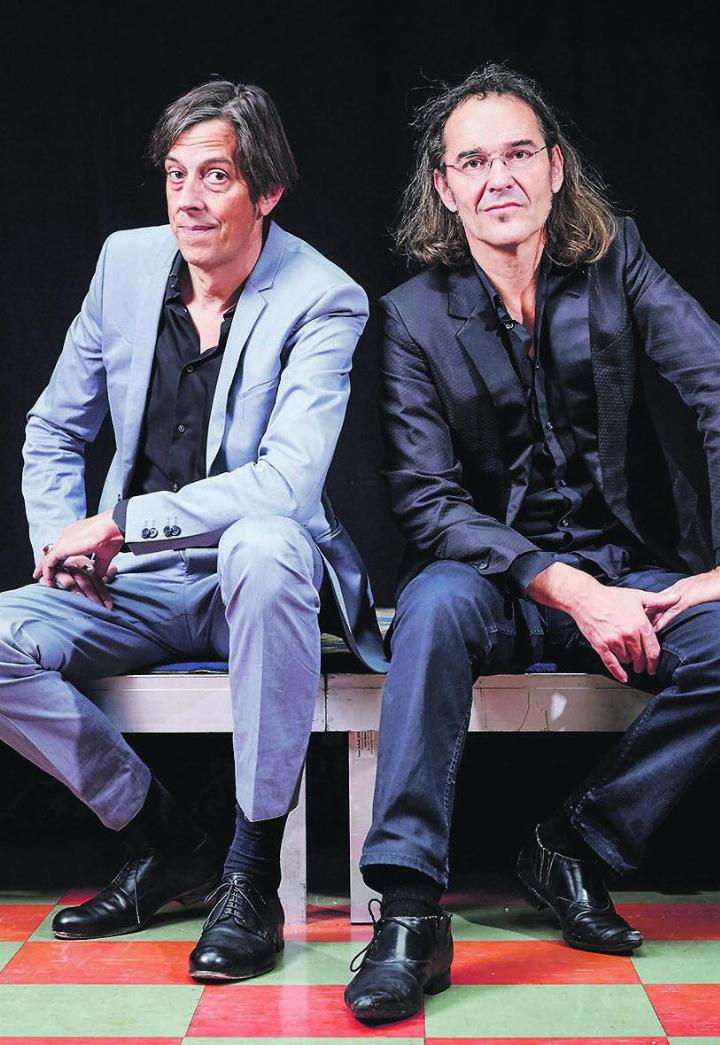 Pedro Lenz und Christian Brantschen (von links). Bild: zvg