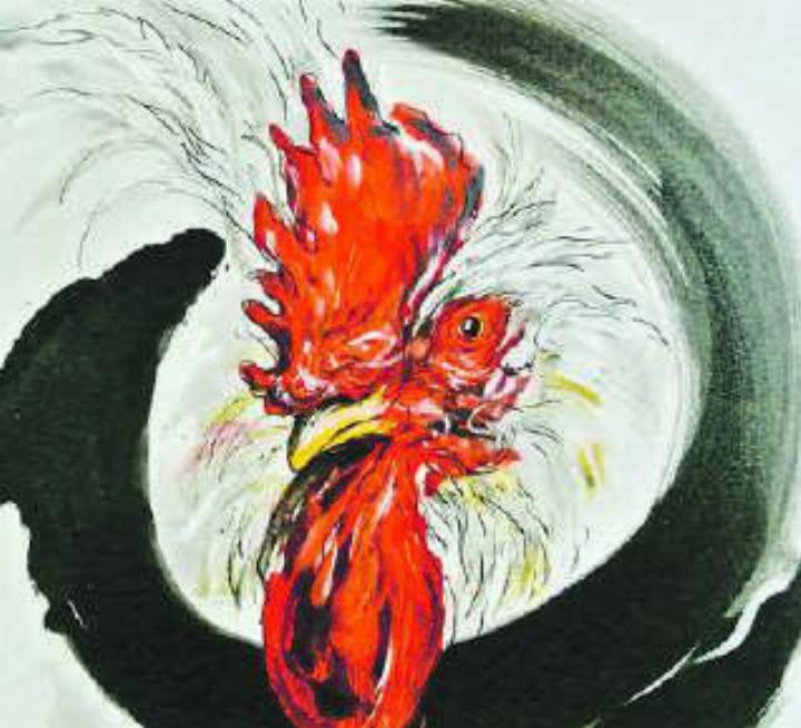 Entschleunigen mit «Hühnereien» in der Atelier-Ausstellung. Bild: zvg