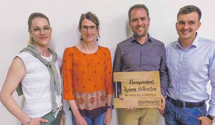 Sarah Gasser, Kerstin Mager, Roland Hollenstein und Raphael Tarnutzer. Bild: Kurt Lichtensteiger