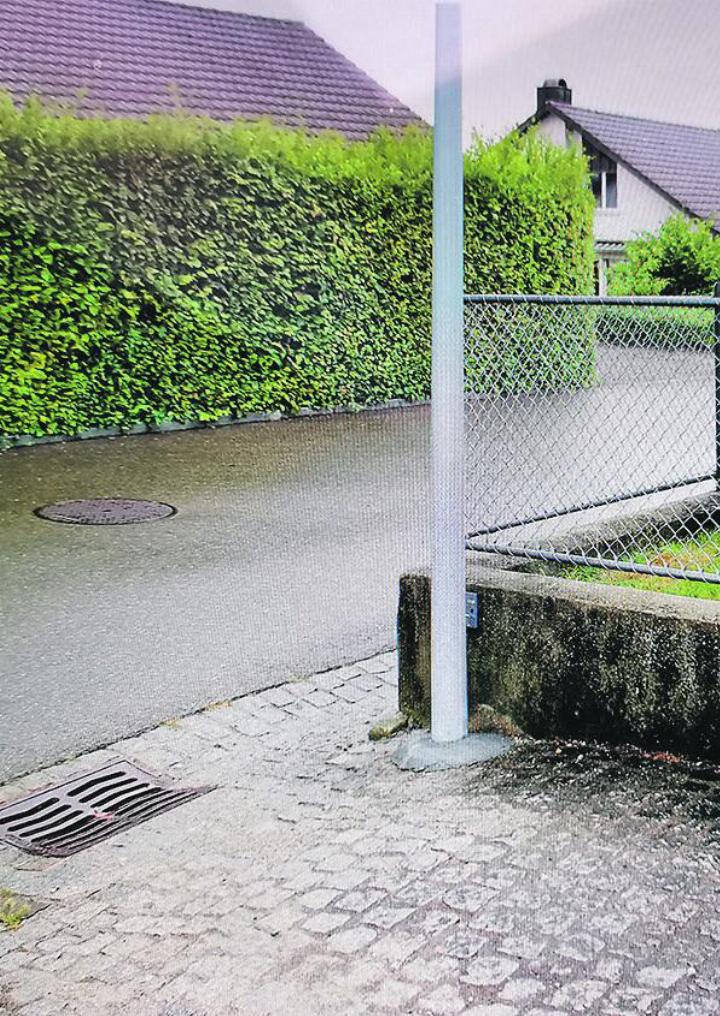 Am 15. Juli stand kein Abfalleimer mehr an der Ecke Äussere Vordergasse/Vordergasse.