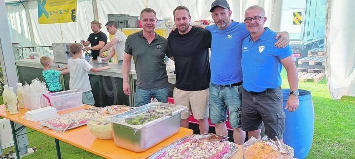 Patric Huwiler, Fabian Weber, Sandro Ammann und René Amsler (von li.) sind treibende Führungskräfte. Bilder: Kurt Lichtensteiger