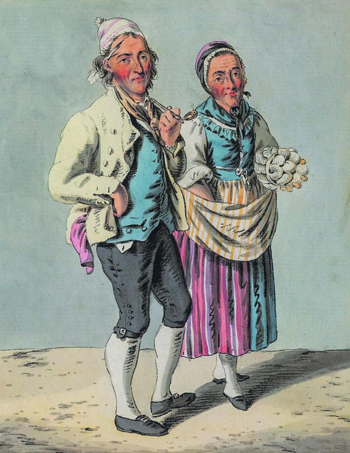 Ulrich Bräker und seine Frau. Bild: Wikimedia