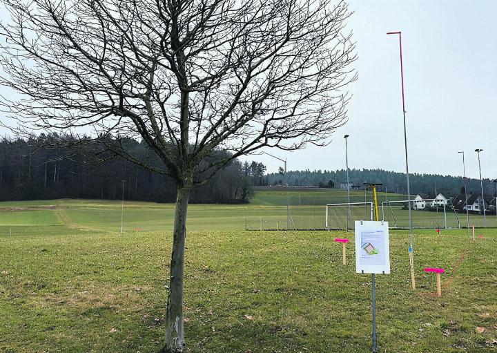 Das Doppel-Beachvolleyballfeld und der Tough Trail-Parcours in Aadorf sind visiert.