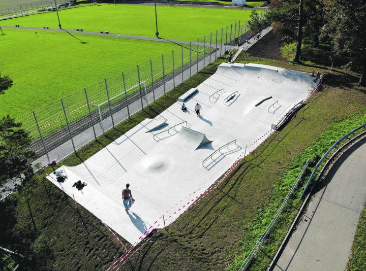 Der neue Skatepark soll gefeiert werden. Bild: Vertical Technik AG