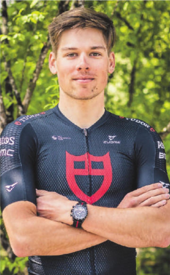Der Wittenwiler Alex Vogel gewann das Radkriterium in Olten. Bild: Tam Berger