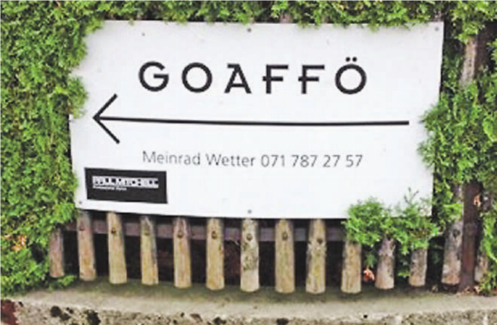 Hier gehts in Appenzell zum Coiffeur. Bild: zvg