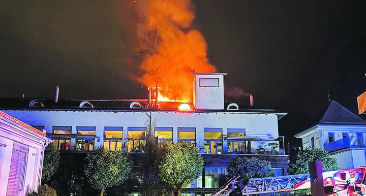 Beim Brand an der Walzmühlestrasse in Frauenfeld entstand Sachschaden in der Höhe von mehreren hunderttausend Franken. Bild: zVg