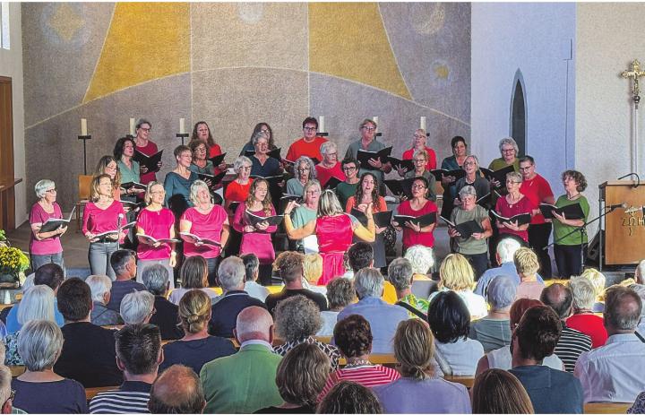 Das Herbstkonzerte des Damenchors Balterswil begeisterten das Publikum. Bild: zVg