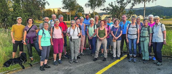 Sie durften eine herrliche Wandernacht erleben. Bild: zvg