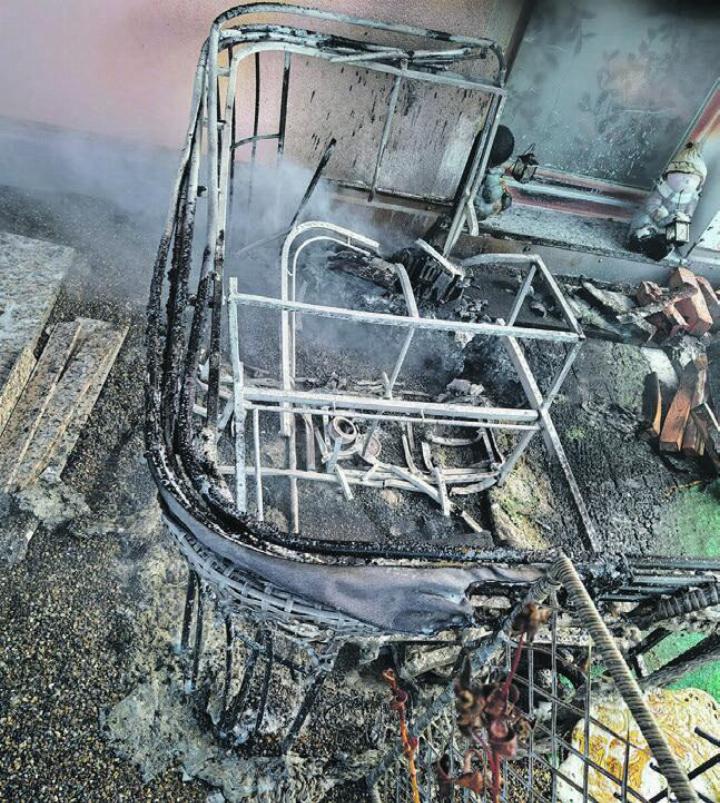 Beim Feuer wurden keine Personen verletzt. Bild: Kantonspolizei Thurgau