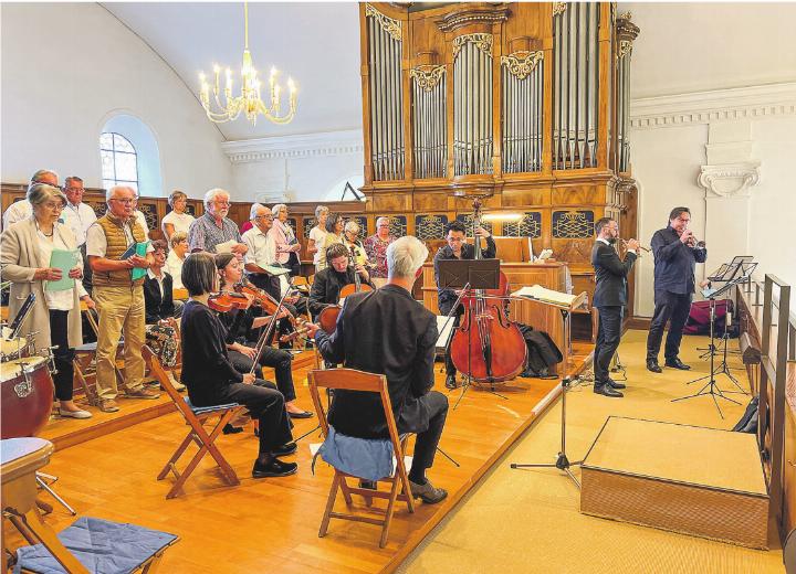Konzert zu Ehren des Schutzpatrons Bernhard von Clairvaux in der Kirche Tänikon.