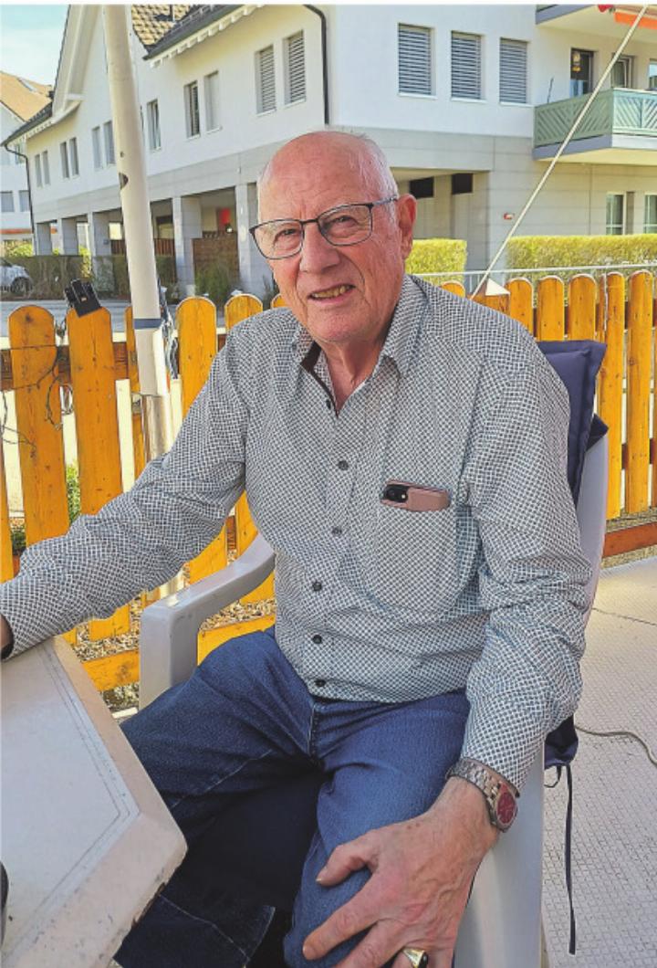 Entdeckte die Musik erst spät für sich: Ernst Müllhaupt. Bilder: Kurt Lichtensteiger