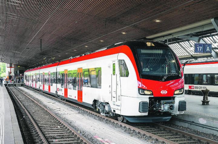 Bald auch in unserer Region unterwegs: Die neuen Regionalzüge Modell «Flirt Evo» von Stadler. Bild: zVg