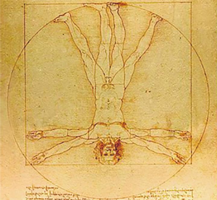 Der Vitruvianische Mann. Quelle: Wikipedia