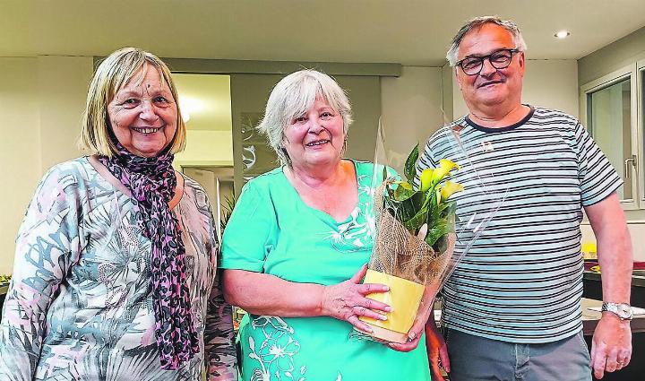 Gertrud Ullrich, Lina Voser und Cornel Stadler freuen sich auf die Zusammenarbeit Bild: Kurt Lichtensteiger