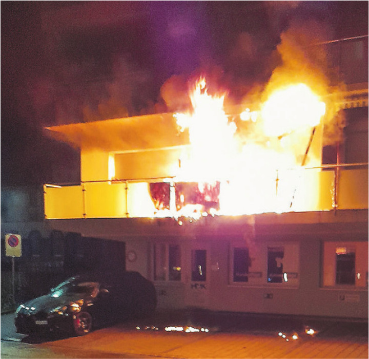 Es entstand ein Sachschaden von mehreren Zehntausend Franken. Bild: Kantonspolizei Thurgau
