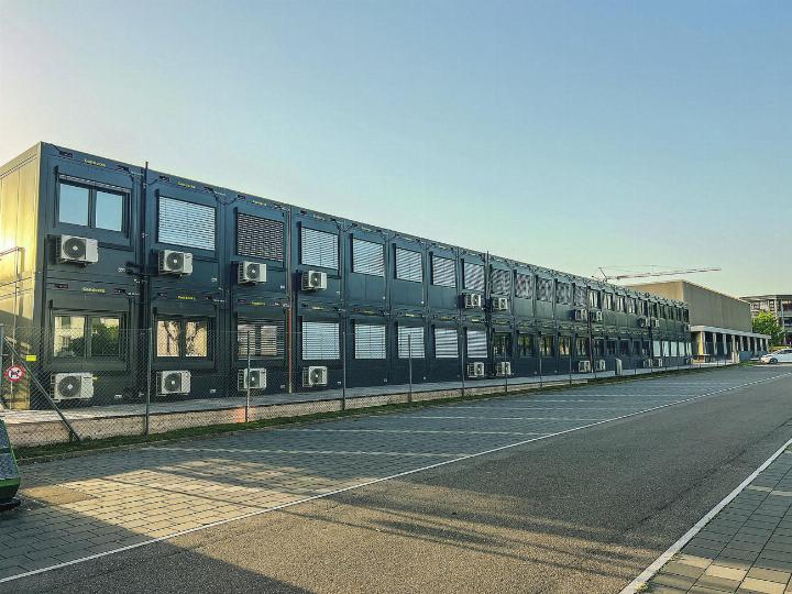 Neu ist seit diesem Schuljahr das Provisorium im Schulhaus Löhracker in Betrieb.