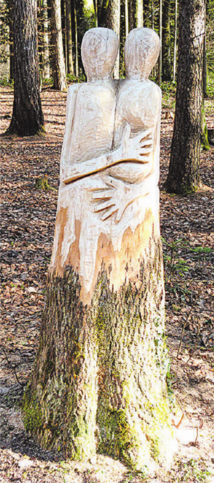 Bei der Huggenbrunnen-Hütte als Novum entdeckt. Bild: Kurt Lichtensteiger