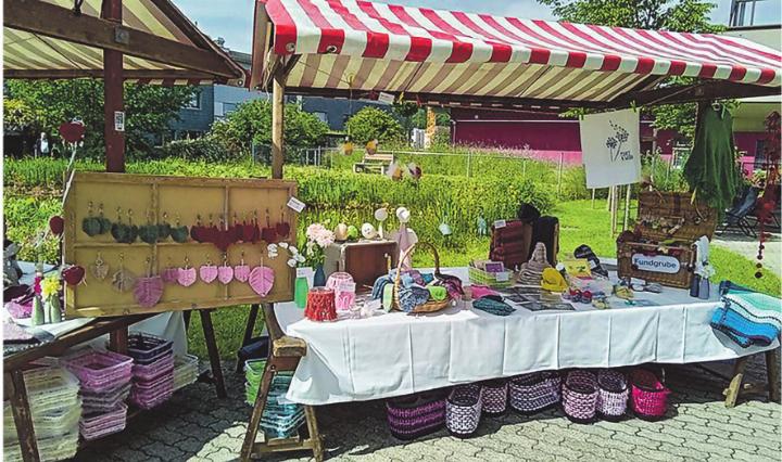 Verkaufsstand des Alterszentrums Aaheim. Bild: zVg