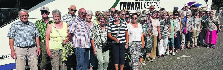 Die Ortsvertretung Elgg der Pro Senectute organisierte einen Ausflug für Seniorinnen und Senioren.